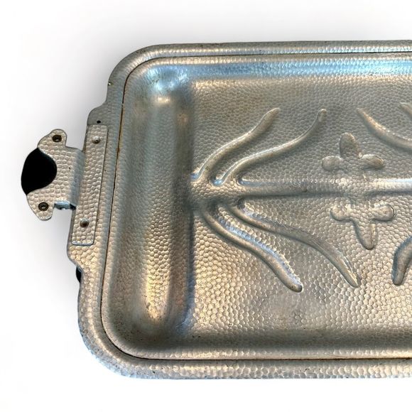 Forman Family Sizzle Maid Aluminum Broiler Pan with Removable Handles,1960s - Picture 4 of 14